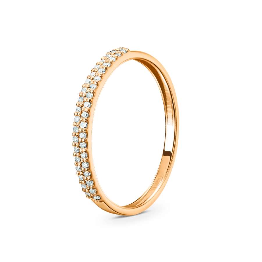 ЗОЛОТА КАБЛУЧКА З ДІАМАНТАМИ - КМ0004