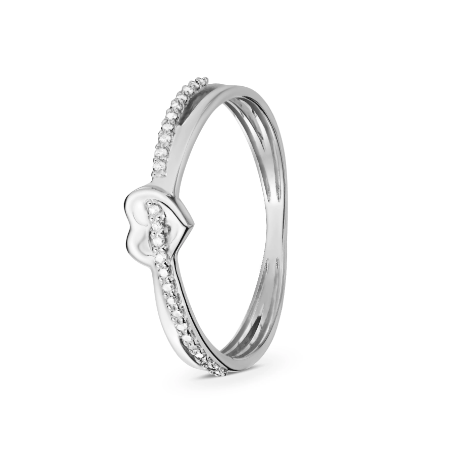 ЗОЛОТОЕ КОЛЬЦО С БРИЛЛИАНТАМИ - КМ0006