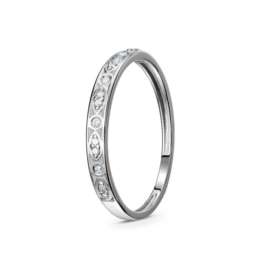 ЗОЛОТОЕ КОЛЬЦО С БРИЛЛИАНТАМИ - КМ0009