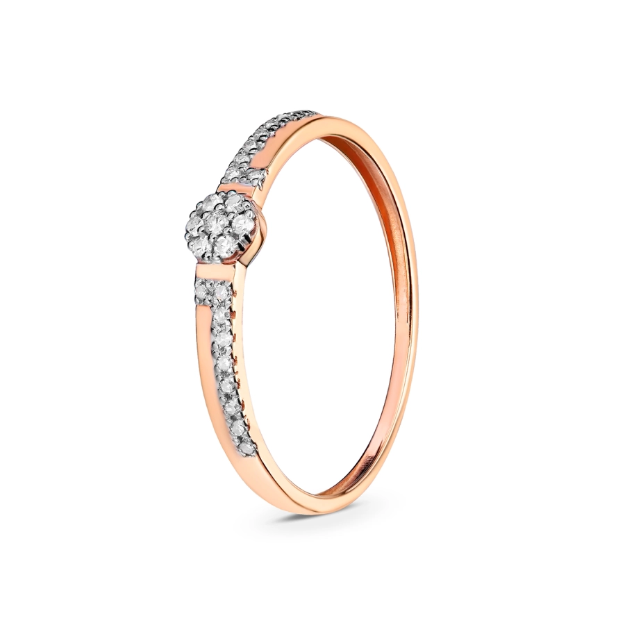 ЗОЛОТА КАБЛУЧКА З ДІАМАНТАМИ - КМ0025