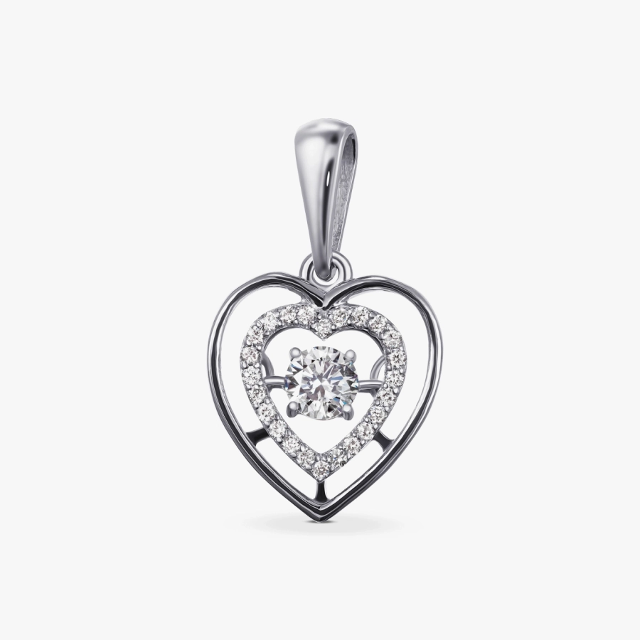 ЗОЛОТА ПІДВІСКА З ДІАМАНТАМИ - П282