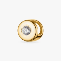 Yellow Gold Pendant with Diamond - П341