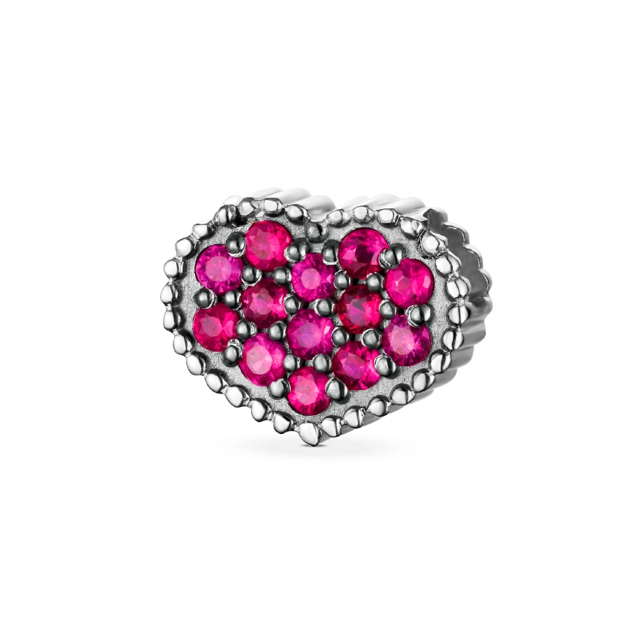 ЗОЛОТАЯ ПОДВЕСКА С РУБИНАМИ - П438