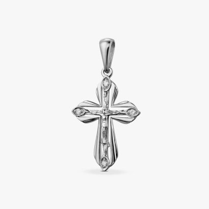GOLD CROSS WITH DIAMONDS — П455