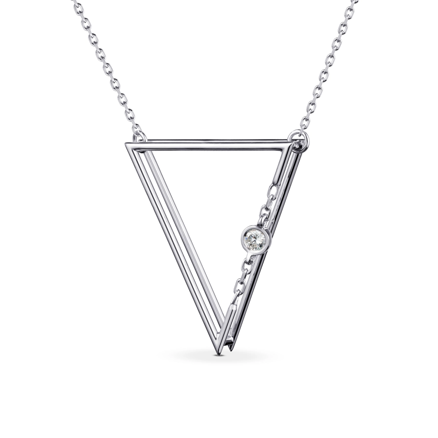 ЗОЛОТА ПІДВІСКА З ДІАМАНТОМ - П512