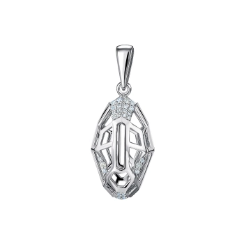 GOLD PENDANT WITH DIAMONDS - П632