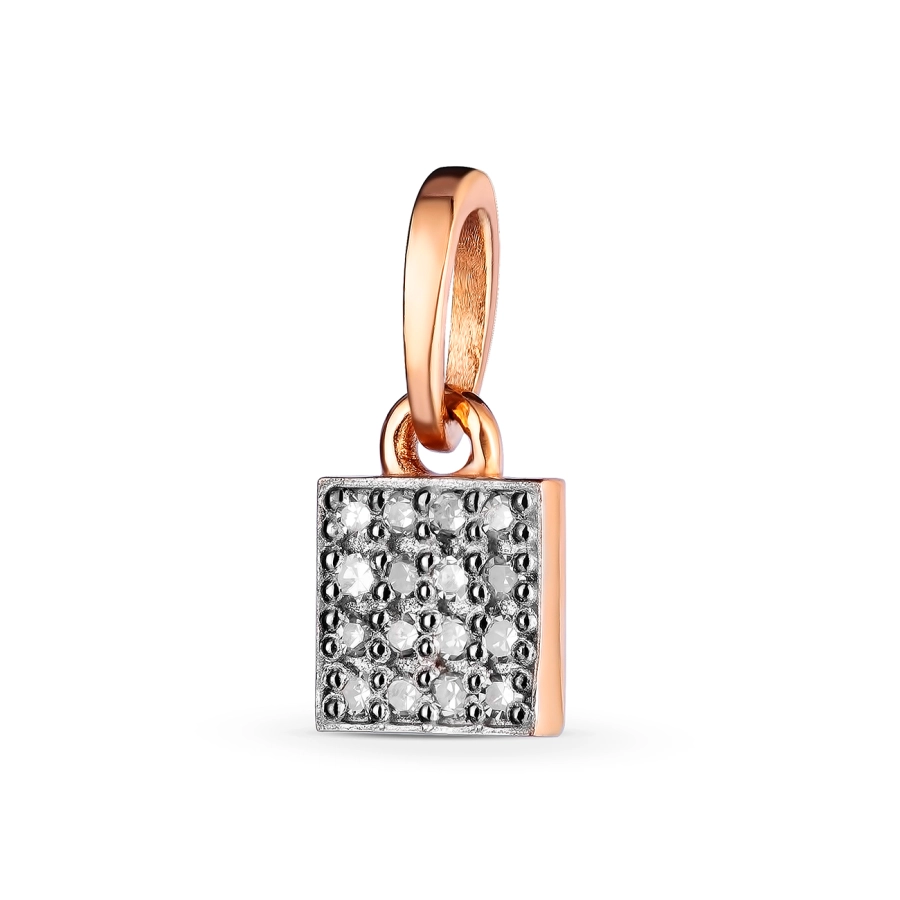 ЗОЛОТА ПІДВІСКА З ДІАМАНТАМИ - ПМ0001