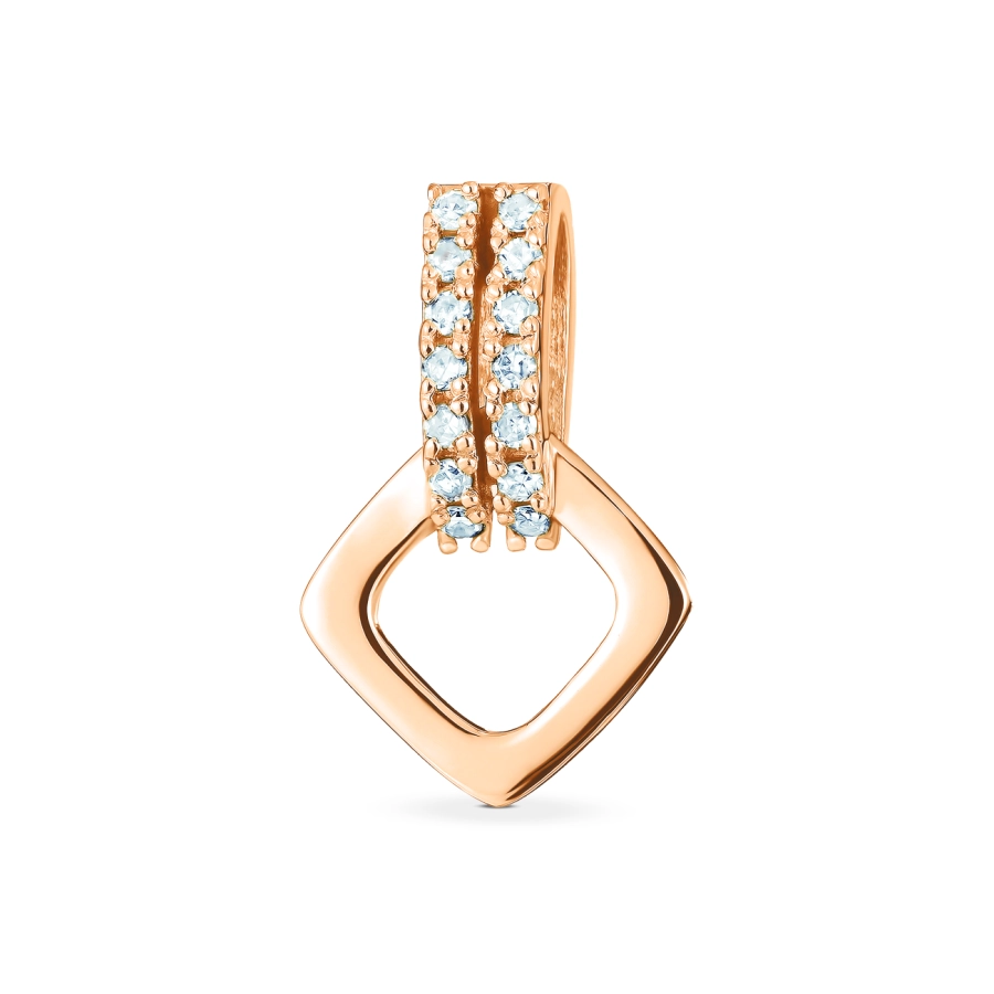 ЗОЛОТА ПІДВІСКА З ДІАМАНТАМИ - ПМ0005