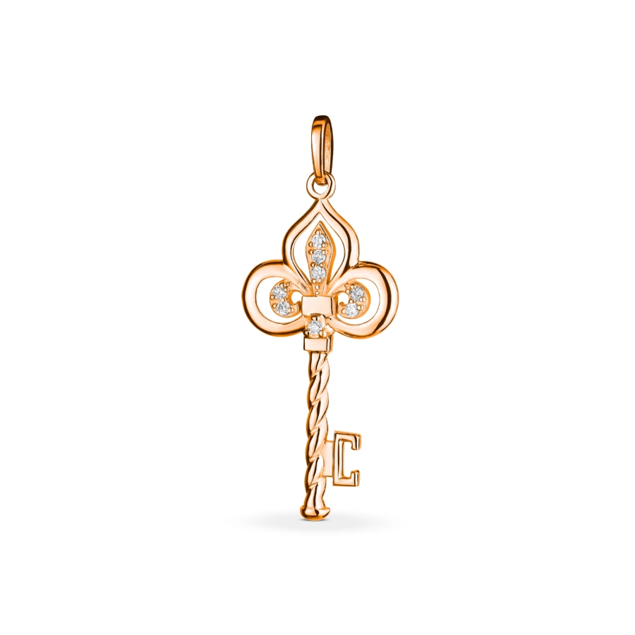 ЗОЛОТА ПІДВІСКА З ДІАМАНТАМИ - ПМ0040