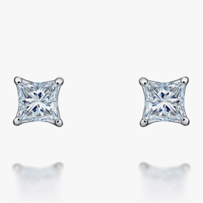 Princess Diamond Stud Earrings - С200215.51