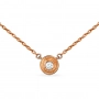 GOLD NECKLACE WITH DIAMOND - Я5049