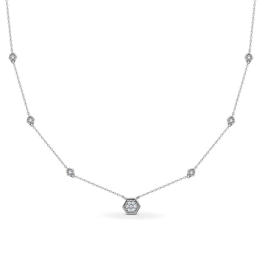 ЗОЛОТОЕ КОЛЬЕ С БРИЛЛИАНТАМИ - Я5050