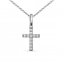 GOLD NECKLACE WITH CROSS - Я5057