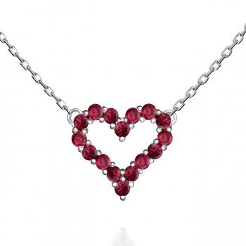 GOLD NECKLACE WITH RUBIES - Я5114р