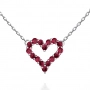 GOLD NECKLACE WITH RUBIES - Я5114р