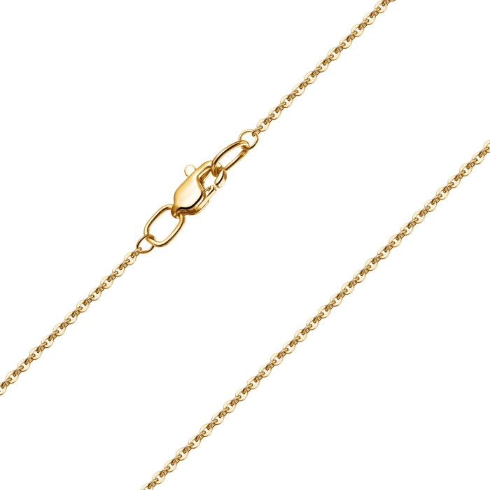 GOLD NECKLACE WITH DIAMONDS - Я5124