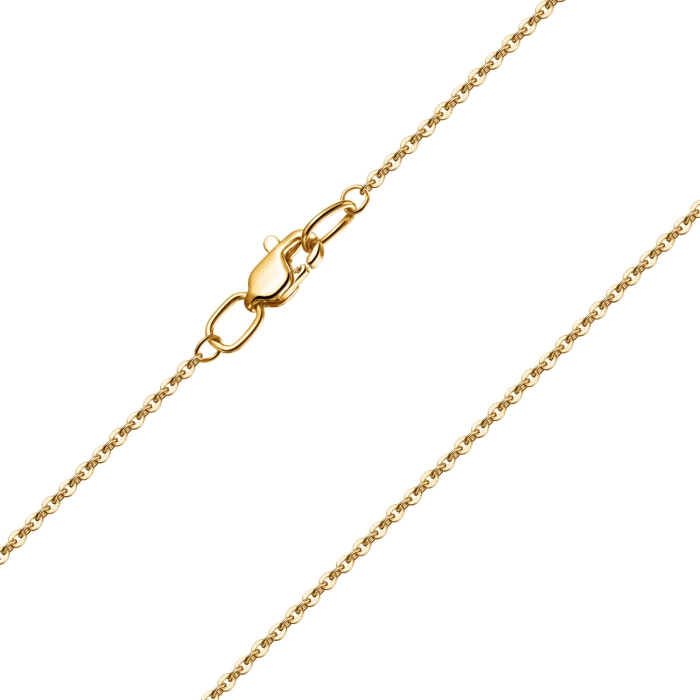 GOLD NECKLACE WITH DIAMONDS - Я5125