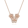 GOLD NECKLACE WITH DIAMONDS - Я5125