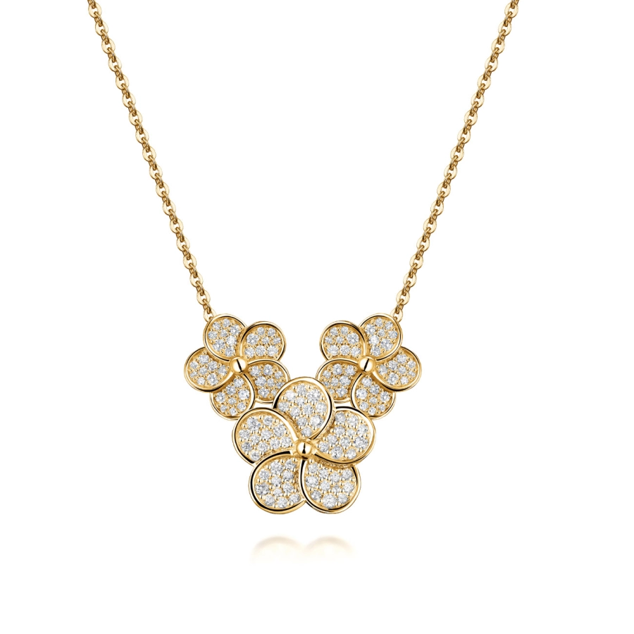 ЗОЛОТЕ КОЛЬЄ З ДІАМАНТАМИ - Я5125